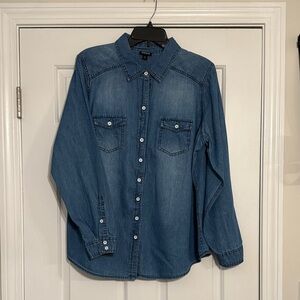 Torrid Sky Blue Denim Top